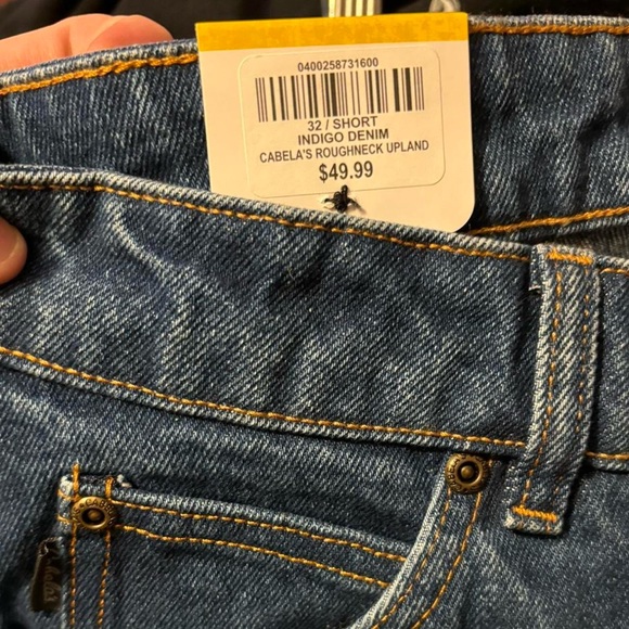 *BRAND NEW WITH TAGS* Cabela’s Men’s Roughneck Inland Indigo Denim Jeans - Picture 4 of 6